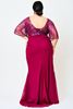 Picture of PLUS SIZE SEQUINS EVENING DRESS